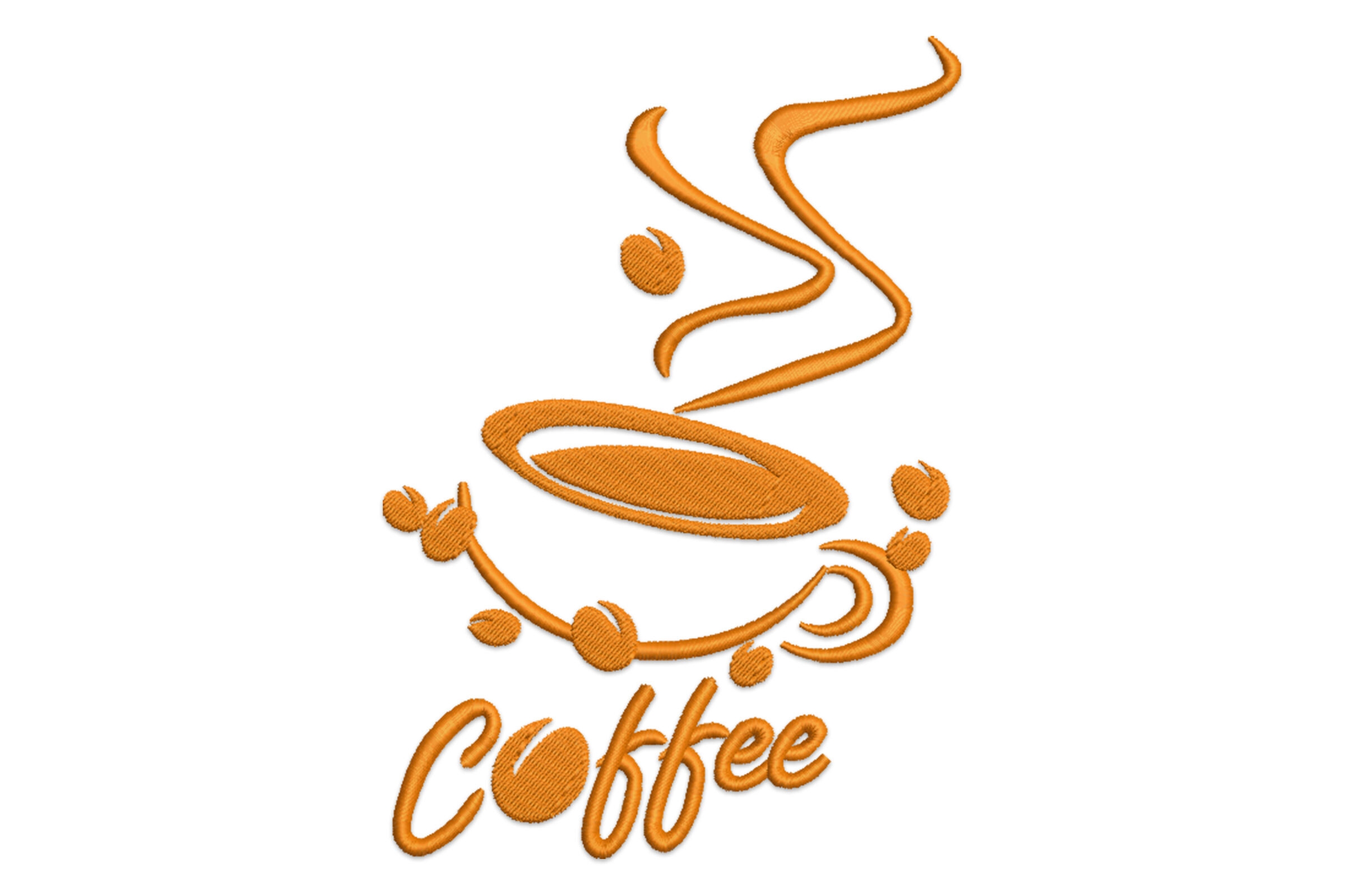 Free Coffee Cup Machine Embroidery Design